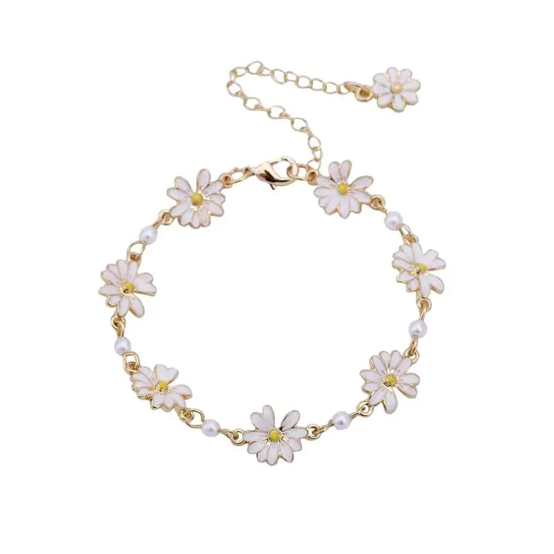 Bracelet Fleur Marguerite - Olivia lafleuroranger