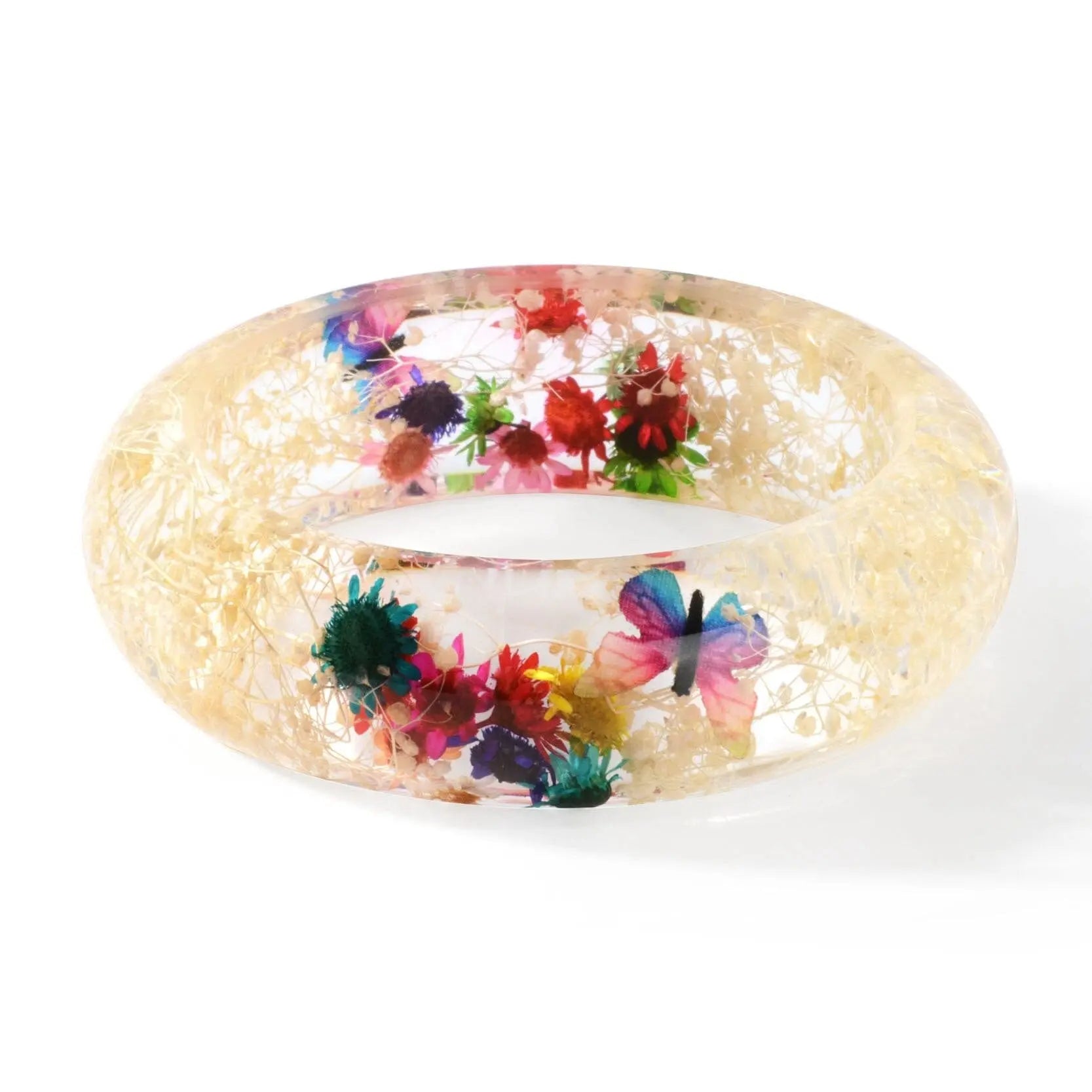 Bracelet Fleur Séchée Multicolore - Eleanor lafleuroranger