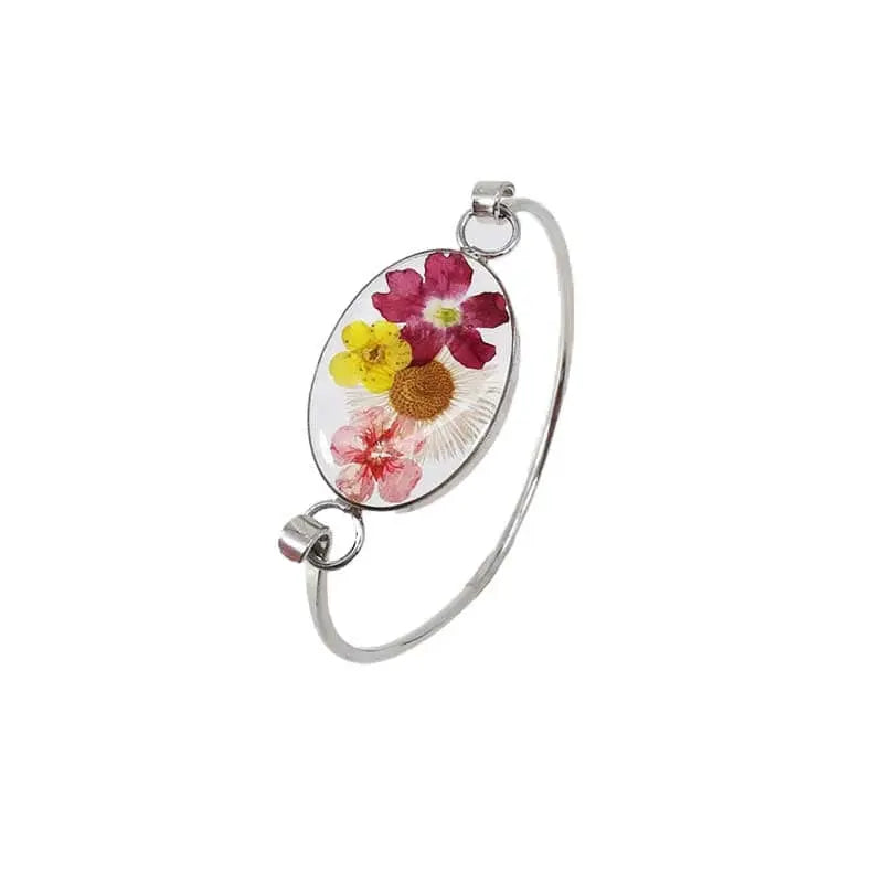 Bracelet Fleur Séchée Multicolore - Evelyn lafleuroranger