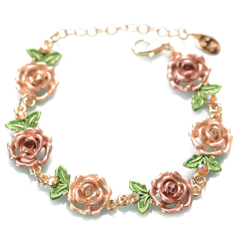 Bracelet Fleur <br>Rose</br>